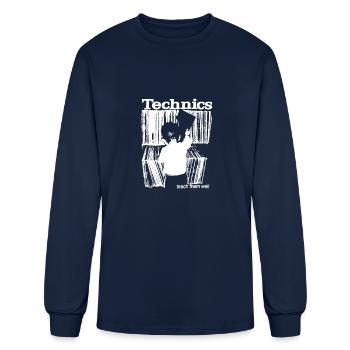 technics 1 - Men's Long Sleeve T-Shirt - navy - Front