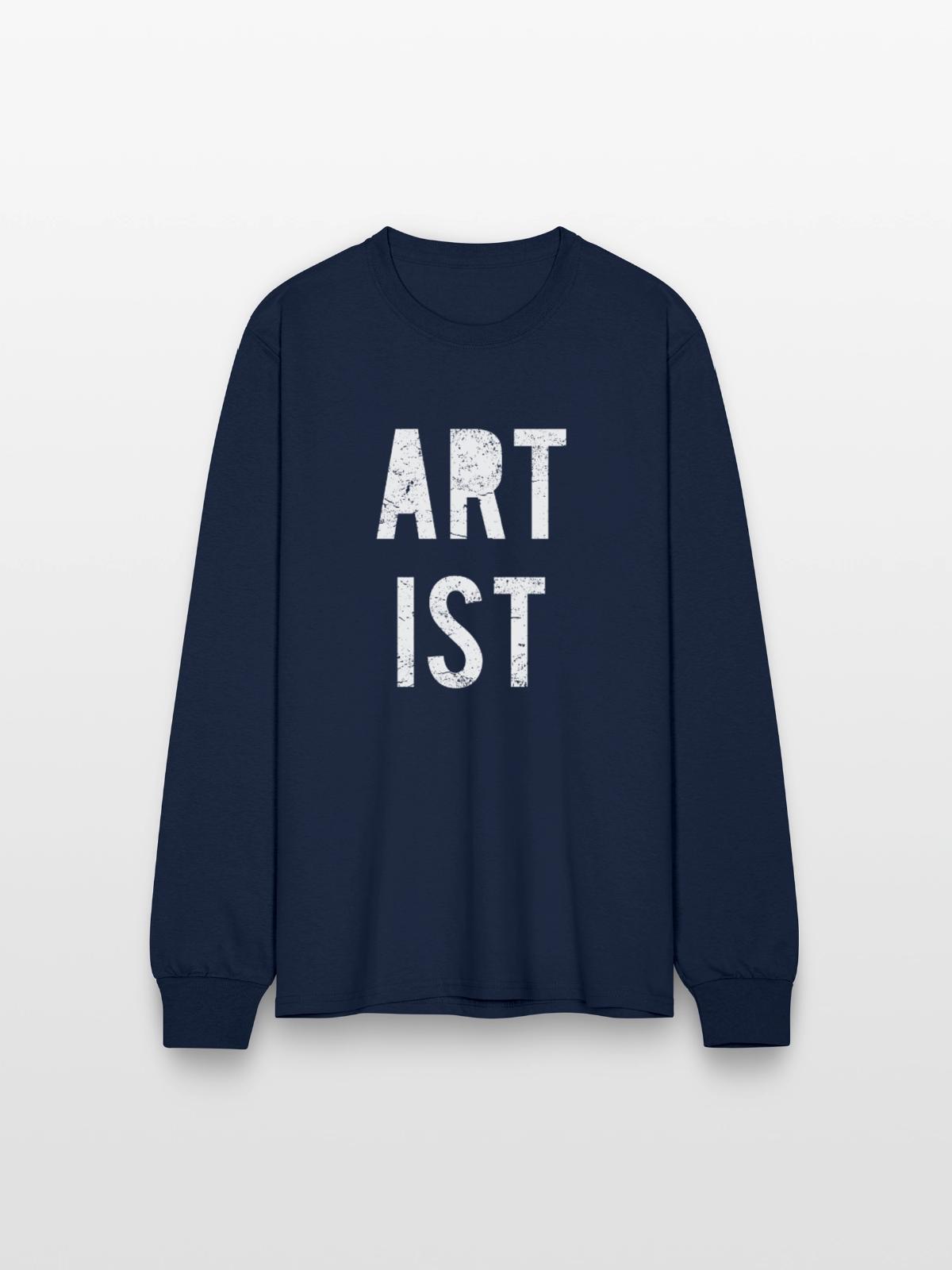 Artist - Men's Long Sleeve T-Shirt - navy - Front