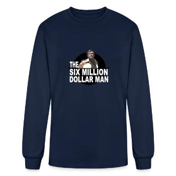 Six Million Dollar Man Merch - Men's Long Sleeve T-Shirt - navy - Front