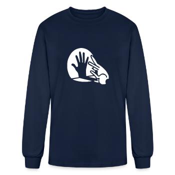 Shadow Cool - Men's Long Sleeve T-Shirt - navy - Front