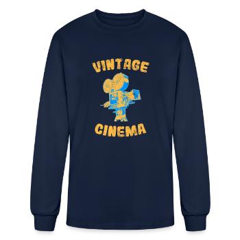 70s Movies - Men's Long Sleeve T-Shirt - navy - Front