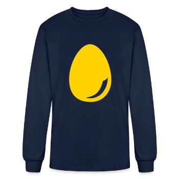 Easter egg - Men's Long Sleeve T-Shirt - navy - Front