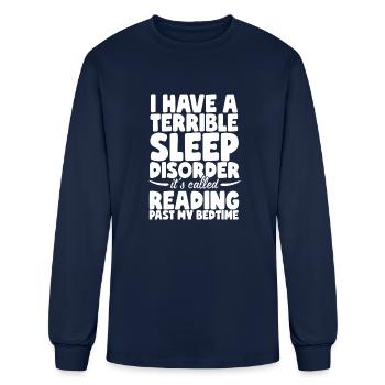 Sleep - Men's Long Sleeve T-Shirt - navy - Front