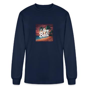 Sunset in Bali - Men's Long Sleeve T-Shirt - navy - Front
