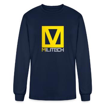 Cyberpunk 2077 - Men's Long Sleeve T-Shirt - navy - Front
