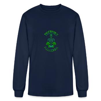 poison mushroom - Men's Long Sleeve T-Shirt - navy - Front