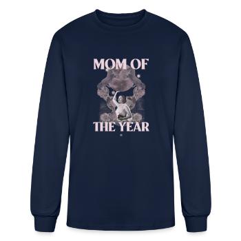 Mom Of The Year - Men's Long Sleeve T-Shirt - navy - Front