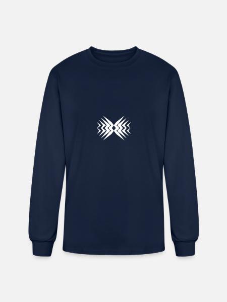 Shape - Men's Long Sleeve T-Shirt - navy