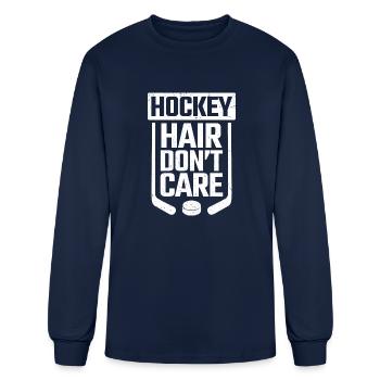 Hockey - Men's Long Sleeve T-Shirt - navy - Front