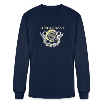WS Fitted Scoop - Men's Long Sleeve T-Shirt - navy - Front