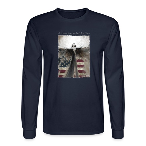 God bless America_design5 - Men's Long Sleeve T-Shirt