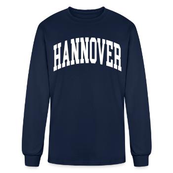 Hannover - Men's Long Sleeve T-Shirt - navy - Front