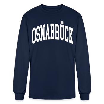 Osnabrück - Men's Long Sleeve T-Shirt - navy - Front