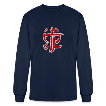 Strapping Young Lad Logo - Men's Long Sleeve T-Shirt - navy - Front