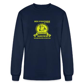 Sex Panther Cologne - Men's Long Sleeve T-Shirt - navy - Front