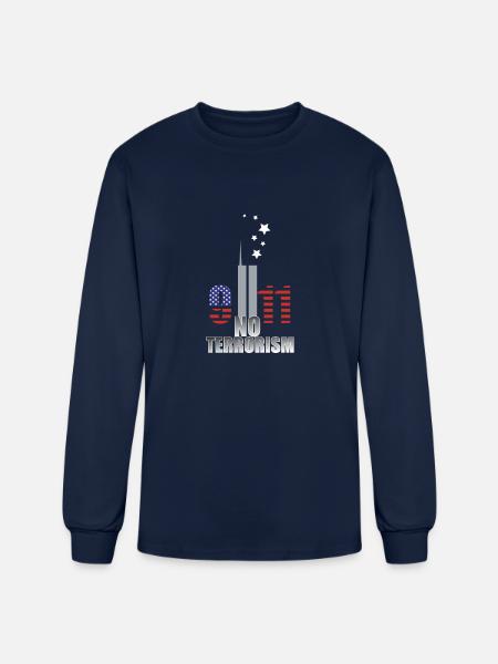 911 September - Men's Long Sleeve T-Shirt - navy
