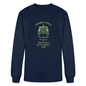 Valley of shadow - Men's Long Sleeve T-Shirt - navy - Front