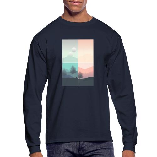 Travelling through the ages - Men's Long Sleeve T-Shirt