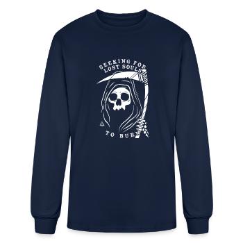 Seeking For Lost Souls - Men's Long Sleeve T-Shirt - navy - Front