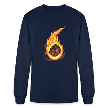 Blazing Comet - Men's Long Sleeve T-Shirt - navy - Front