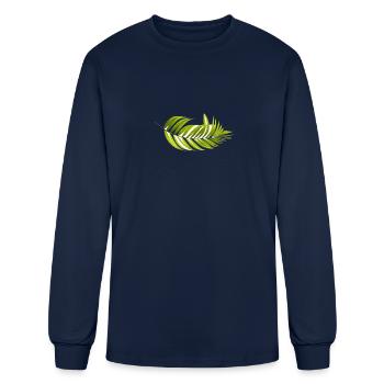 Palm - Men's Long Sleeve T-Shirt - navy - Front
