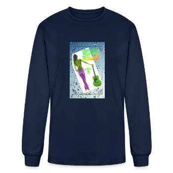 Poster Girl - Men's Long Sleeve T-Shirt - navy - Front