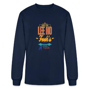 Chinese Food Lee Ho Fook's Werewolves Welcome Soho - Men's Long Sleeve T-Shirt - navy - Front