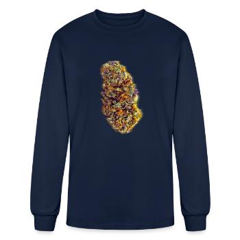 bud - Men's Long Sleeve T-Shirt - navy - Front