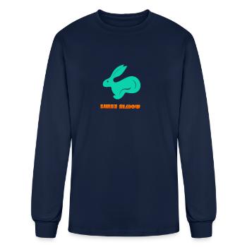 Bunny shadow - Men's Long Sleeve T-Shirt - navy - Front