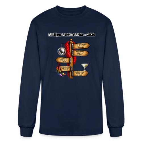 All Signs Point To Pride - Men's Long Sleeve T-Shirt