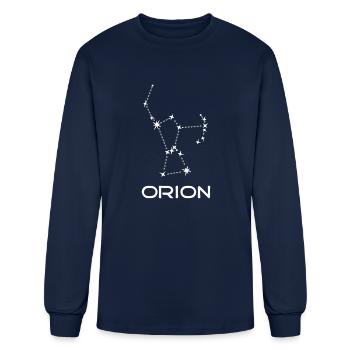 orion constellation - Men's Long Sleeve T-Shirt - navy - Front