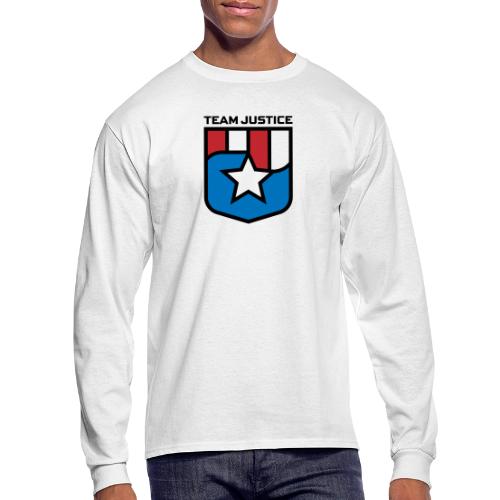 Team Justice Shield Logo - Men's Long Sleeve T-Shirt