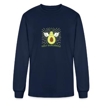 Holy Guacamole - Men's Long Sleeve T-Shirt - navy - Front