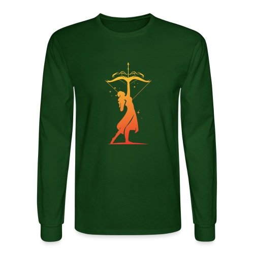 Sagittarius Archer Zodiac Fire Sign - Men's Long Sleeve T-Shirt