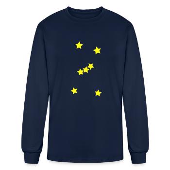orion constellation - Men's Long Sleeve T-Shirt - navy - Front
