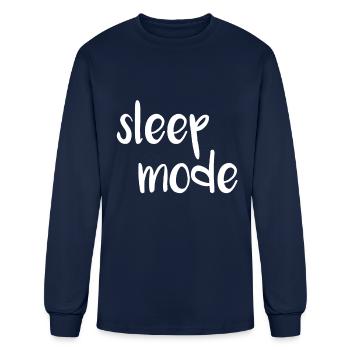 sleep - Men's Long Sleeve T-Shirt - navy - Front