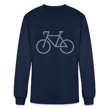 bicycle - Men's Long Sleeve T-Shirt - navy - Front