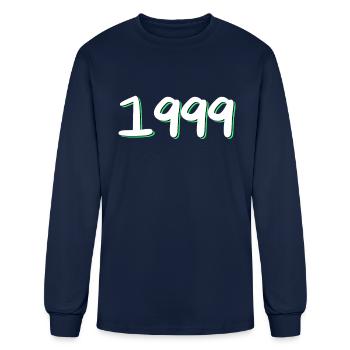 1999 birthday - Men's Long Sleeve T-Shirt - navy - Front
