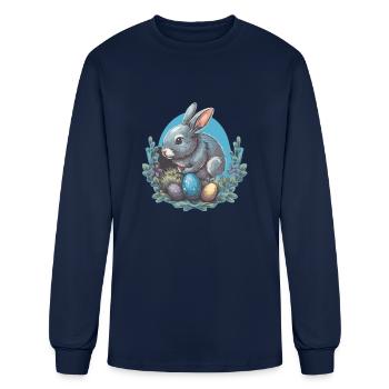 Easter Bunny - Men's Long Sleeve T-Shirt - navy - Front
