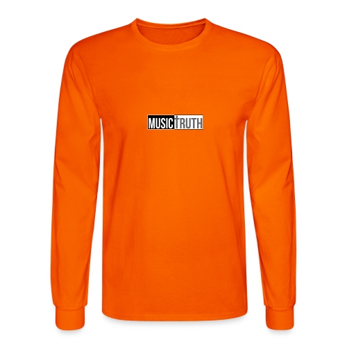 MusicTruth Shirt Logo Horz - Men's Long Sleeve T-Shirt