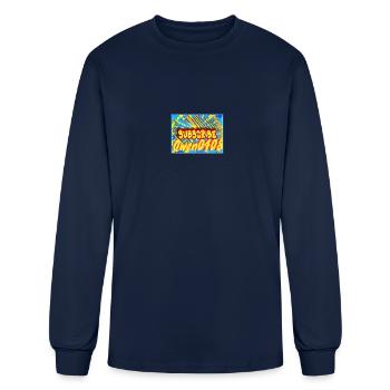 Subscribe to Owen0408 - Men's Long Sleeve T-Shirt - navy - Front