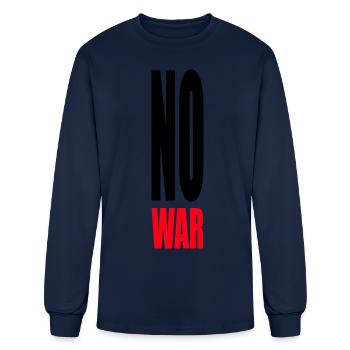No War ! - Men's Long Sleeve T-Shirt - navy - Front
