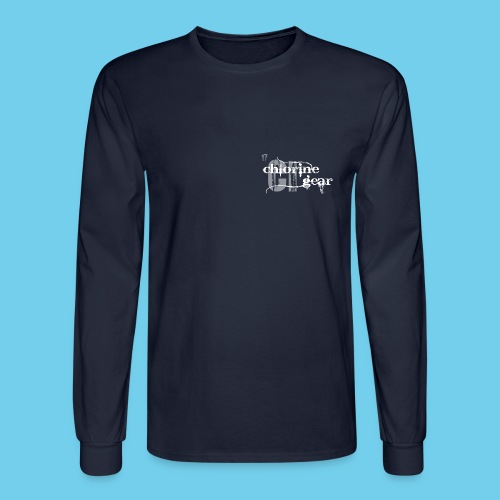 Swim now breath later (Back or combined front) - Men's Long Sleeve T-Shirt