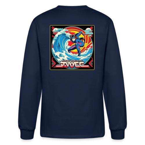 Anime Wavecat Surfer - Men's Long Sleeve T-Shirt