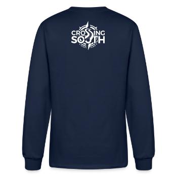 Tijuana Makes Me Hoppy - Men's Long Sleeve T-Shirt - navy - Back