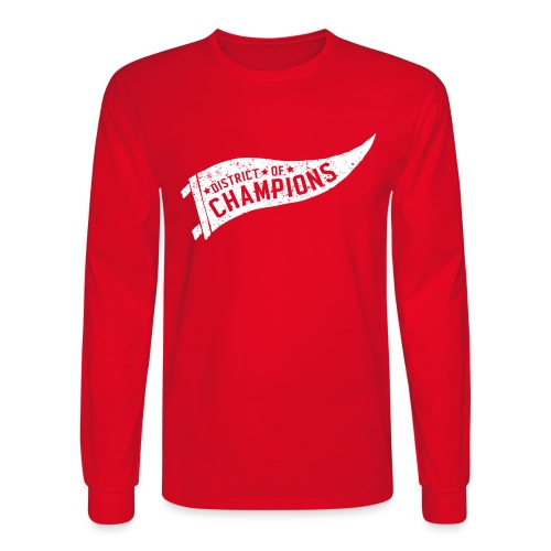 District of Champions Pennant - Men's Long Sleeve T-Shirt