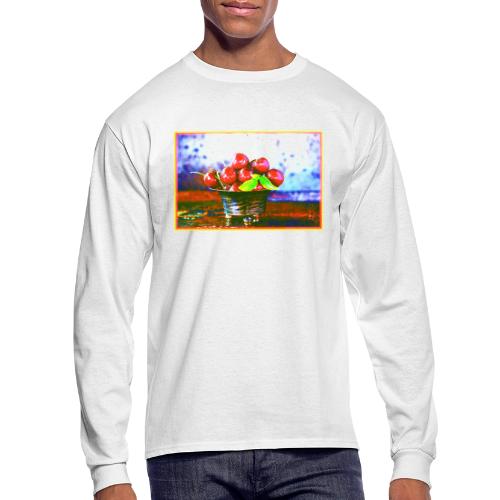 Ball Of Cherries Fruit Cute Photo. Buy Now - Men's Long Sleeve T-Shirt