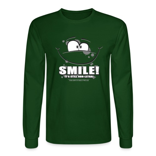 Smile - it's still non-lethal - Men's Long Sleeve T-Shirt
