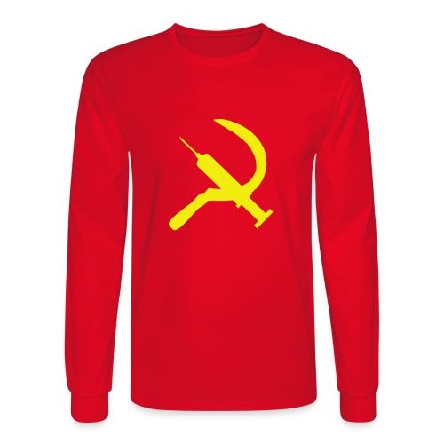 COVID 1984 communism - Men's Long Sleeve T-Shirt