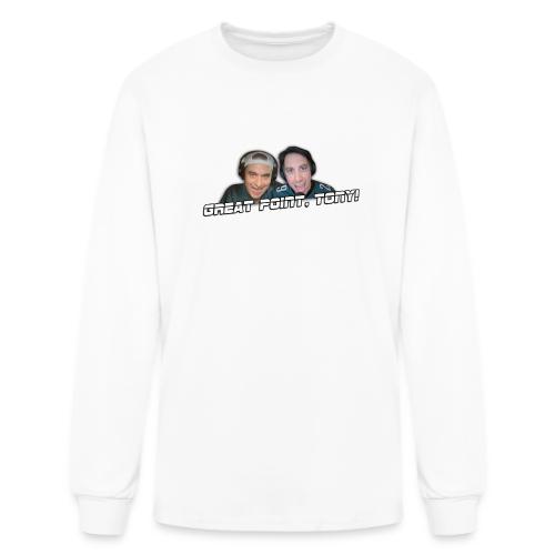 GREAT POINT, TONY! (with Fusco Show back) - Men's Long Sleeve T-Shirt